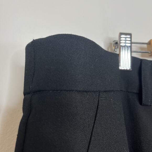 Jones & Co Wide Leg Mid Rise Dress Pants Black Womens Size 24W Crepe Career - Picture 2 of 9